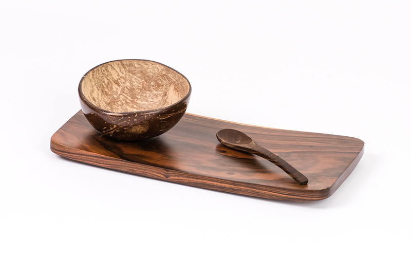 Bandeja tazon de coco