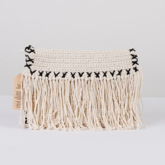 Bolso de hombro blanco