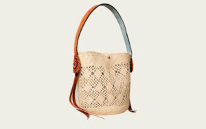BOLSO CON CUERO Café - Español