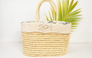 CESTA DE MANO CON BOLSO