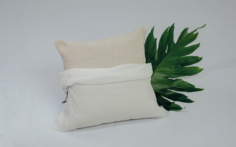 Cojines de algodon monstera 3
